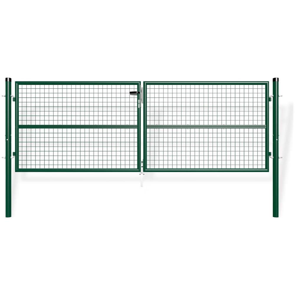Cancello A Battente In Rete Metallica 3m Olga 300b100 Verde - Foto 1