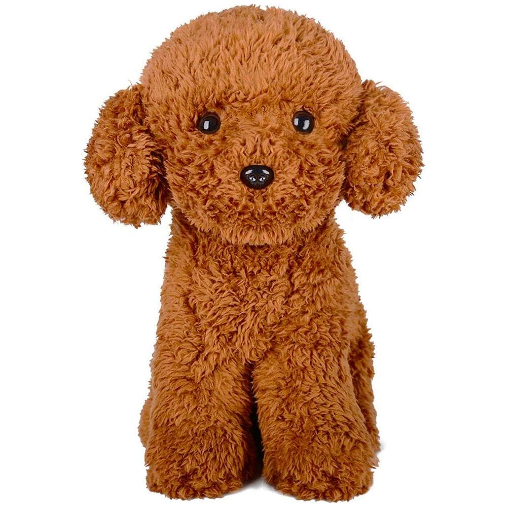 Adorabile Soffice Rosso Barboncino Standard Animali Di Peluche Labradoodle Cucciolo Di Cane Peluche Giocattoli Per Ragazzi Ragazze Bambini Neonati Compleanno Pasqua Regali Per La Buonanotte 126 - Foto 1