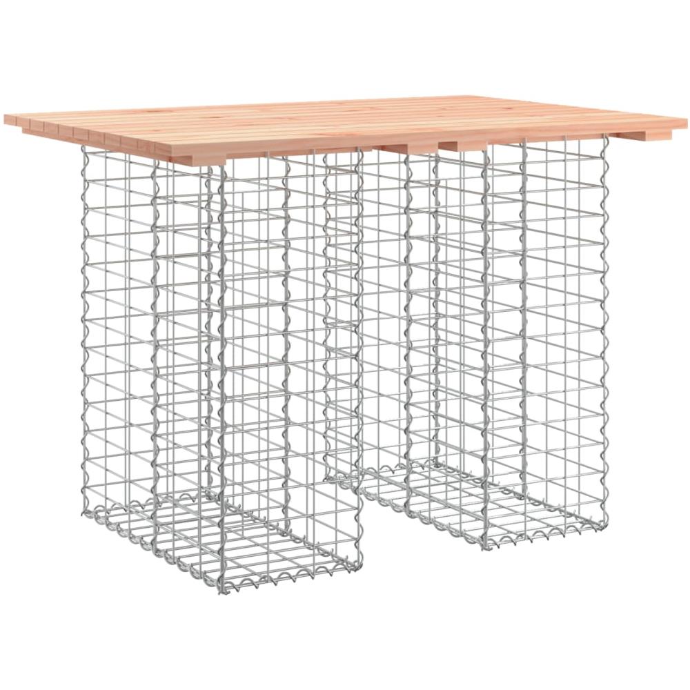 Panca da Giardino Design Gabbione 100x70x72 cm Massello Douglas - Foto 2