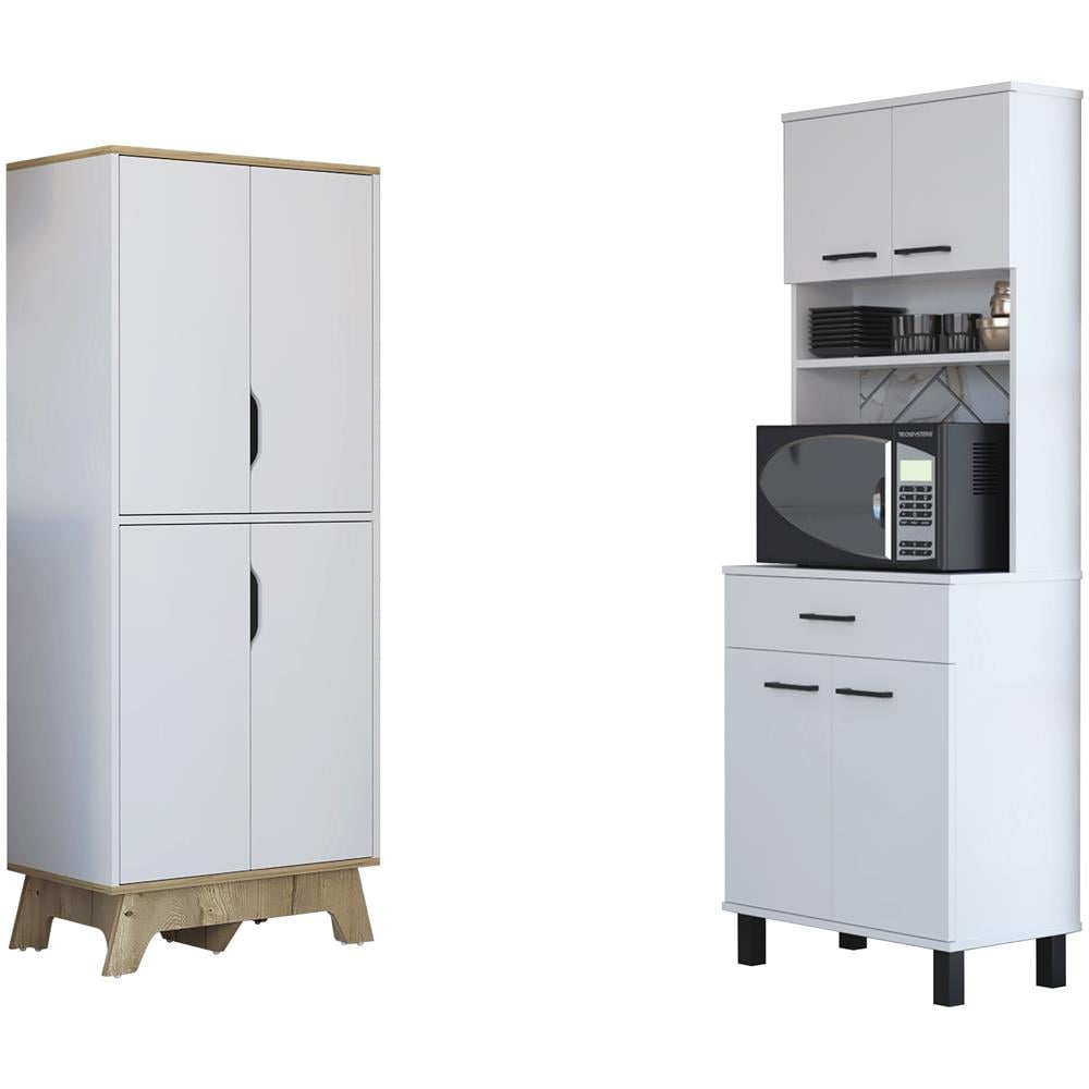 Set Di Linee Z Cucina, Credenza Cucina Alta Z-60 2 Porte + Credenza Buffet Cucina Z-60 - Foto 1