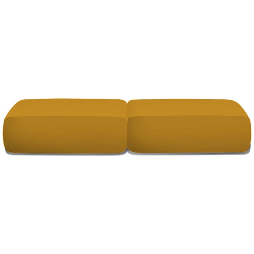 Copriseduta Per Divano Elasticizzato Antimacchia Genius In Tinta Unita Coppia 1 Posto Senape 1008 - Foto 1