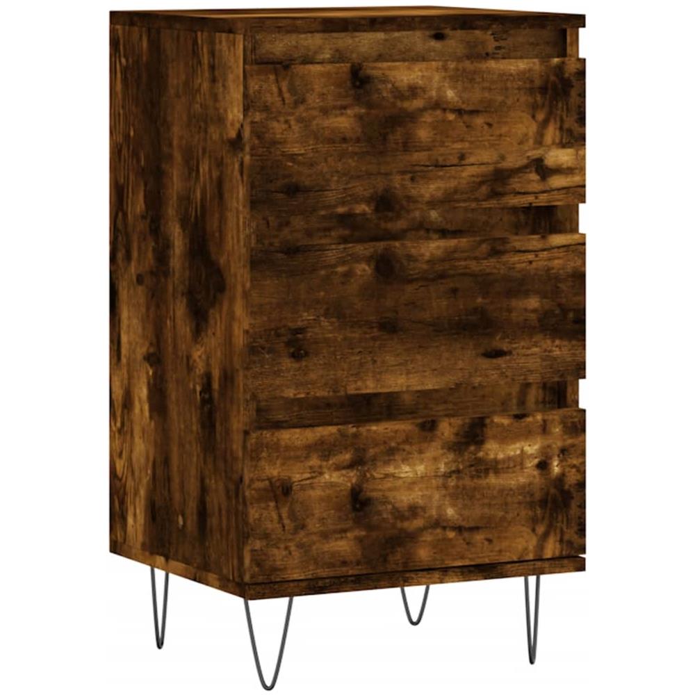 Credenza Rovere Fumo 40x35x70 Cm In Legno Multistrato - Foto 2