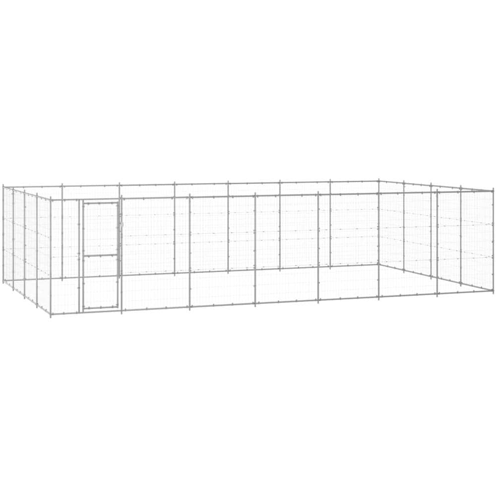 Gabbia Per Cani Da Esterno In Acciaio Zincato 33,88m - Foto 1