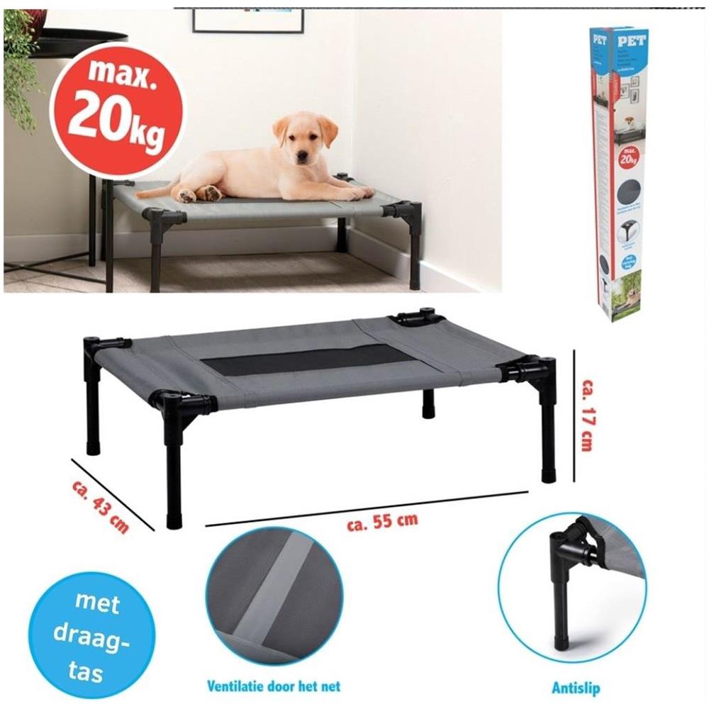 Letto Cuccia per Cani Lettino Animali Domestici con Borsa per Trasporto Max 20kg - Foto 4