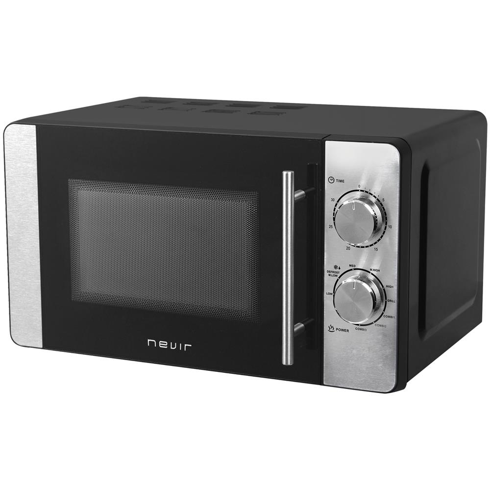 Forno Microonde NVR-6235MGS con Grill Capacità 20 Litri Potenza 700 Watt Colore Nero / Acciaio Inox - Foto 1