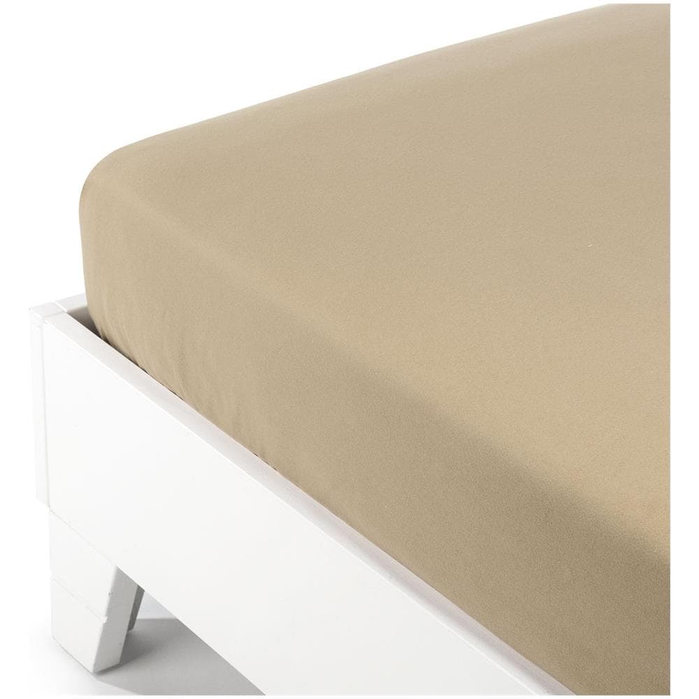 Lenzuolo Inferiore In Flanella Colore Marrone Misura Singolo - Foto 1