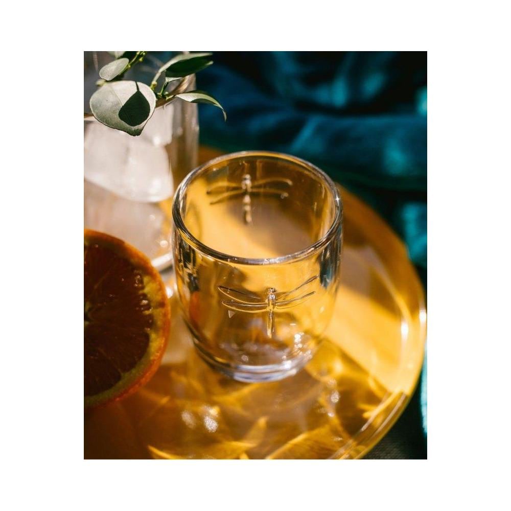 Dragonfly Glass 280 ml Set di bicchieri da acqua Libellules - Foto 1