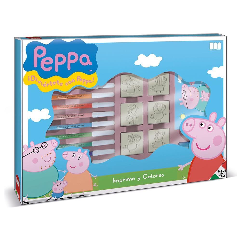 Valigiotto 7 Timbri + 12 Pennarelli Peppa Pig 4875 - Foto 2