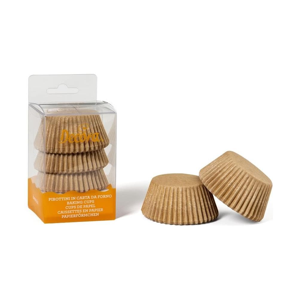 75 Pirottini Kraft Naturale Per Cupcake E Muffin - Foto 3