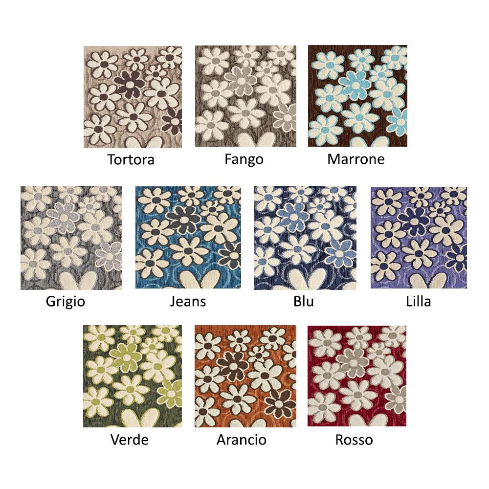 Copritavolo Tovaglia Salotto Cucina Disegno Margherite By Suardi 140x180 Tortora - Foto 4