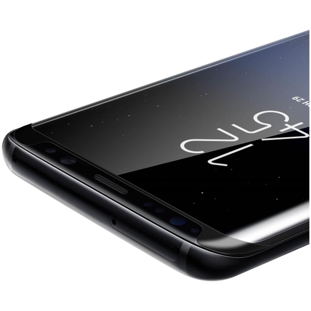 Pellicola Vetro Temperato Con Bordi Curvi + Contorni Neri Samsung Galaxy S8 Plus - Foto 10
