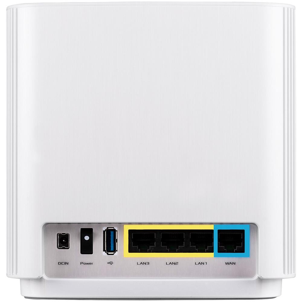 Kit da 2 Router Wireless ZenWiFi AX CT8 Tri-Band 3000 Mbps 3xGigabit Ethernet Colore Bianco - Foto 6