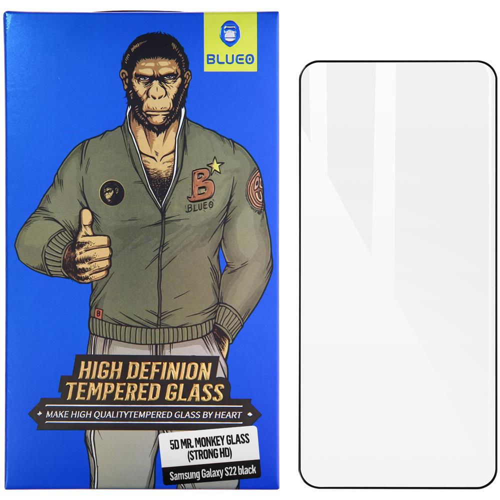 Vetro Temperato 9h Samsung Galaxy S22 Trasparente - Bordo Nero - Foto 1