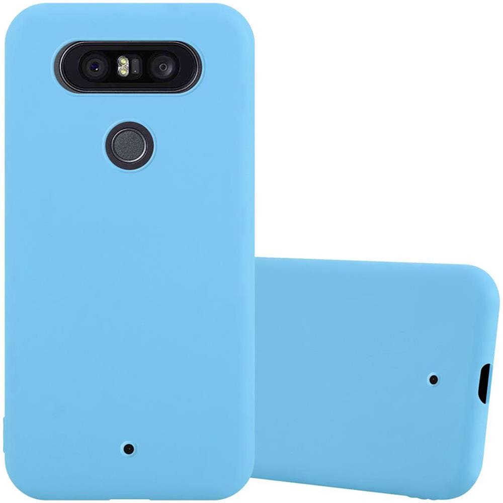 Custodia Compatibile Con Lg Q8 In Candy Blu - Coperchio Protettivo In Silicone Tpu Flessibile - Foto 1
