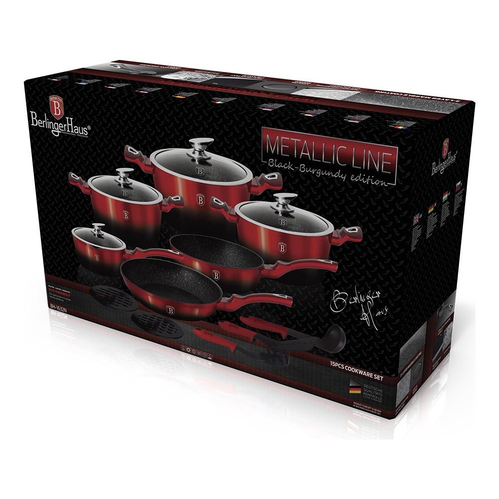 Vasi Nero Metallizzato Bordeaux Line 15 Ele Bh-1632 - Foto 6