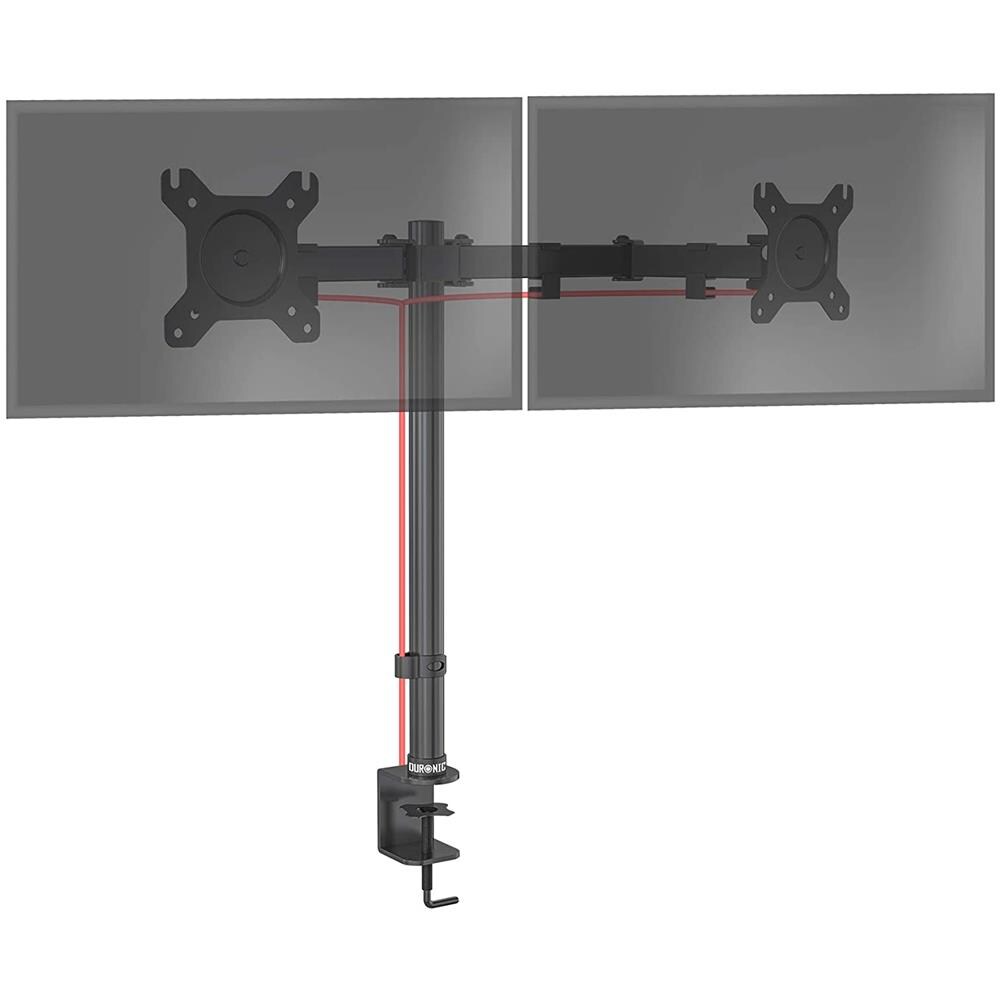 Supporto da Scrivania DM152 per 2 Monitor 13” - 27” Colore Nero - Foto 1