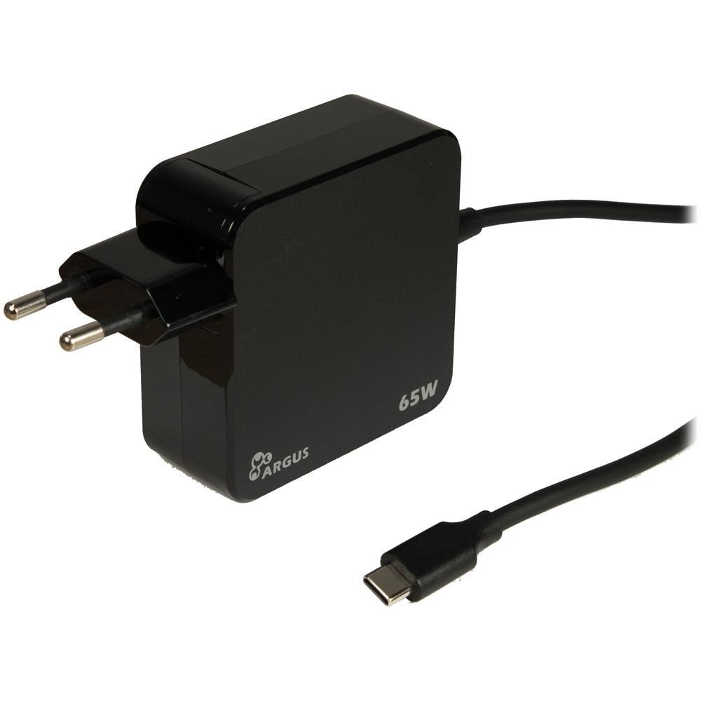 Caricatore Universale PD-2065 AC Interno USB Tipo C Nero - Foto 1