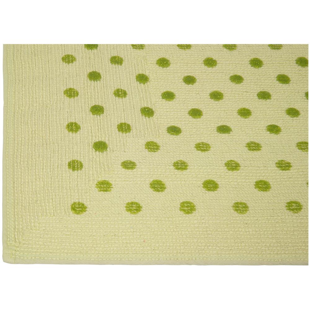 Tappeto Casa Bagno Cotone Spugna Morbida Tinta Unita Antiscivolo Sirio Erba 55x100 Erba - Foto 2