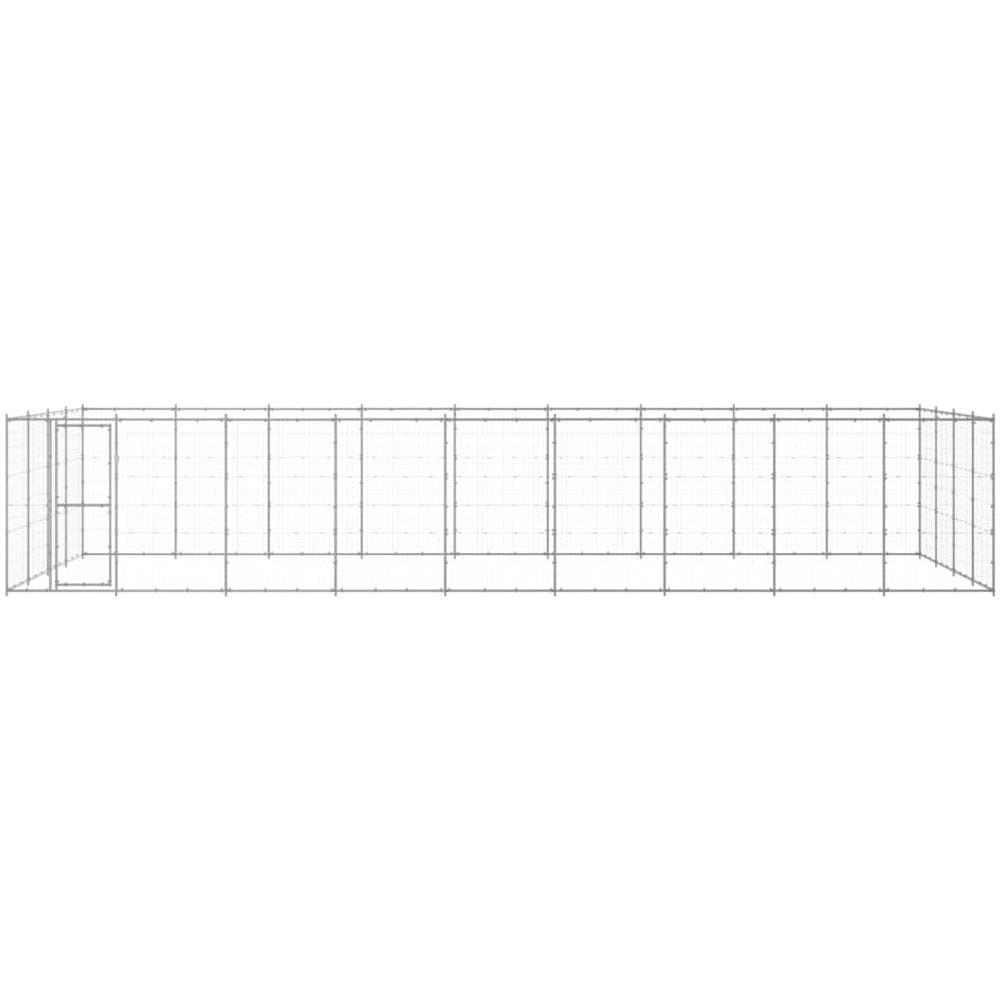 Gabbia Per Cani Da Esterno In Acciaio Zincato 43,56m - Foto 2