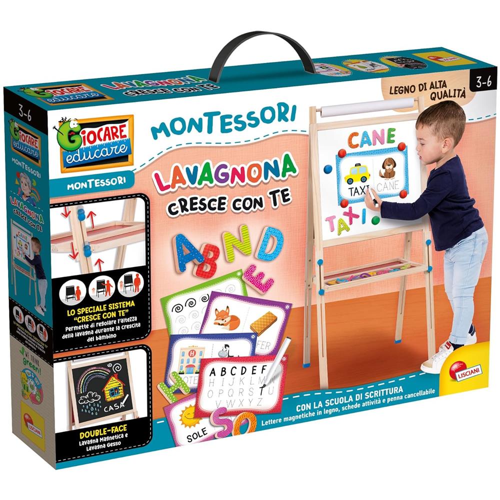 Montessori Lavagna In Legno - Foto 1
