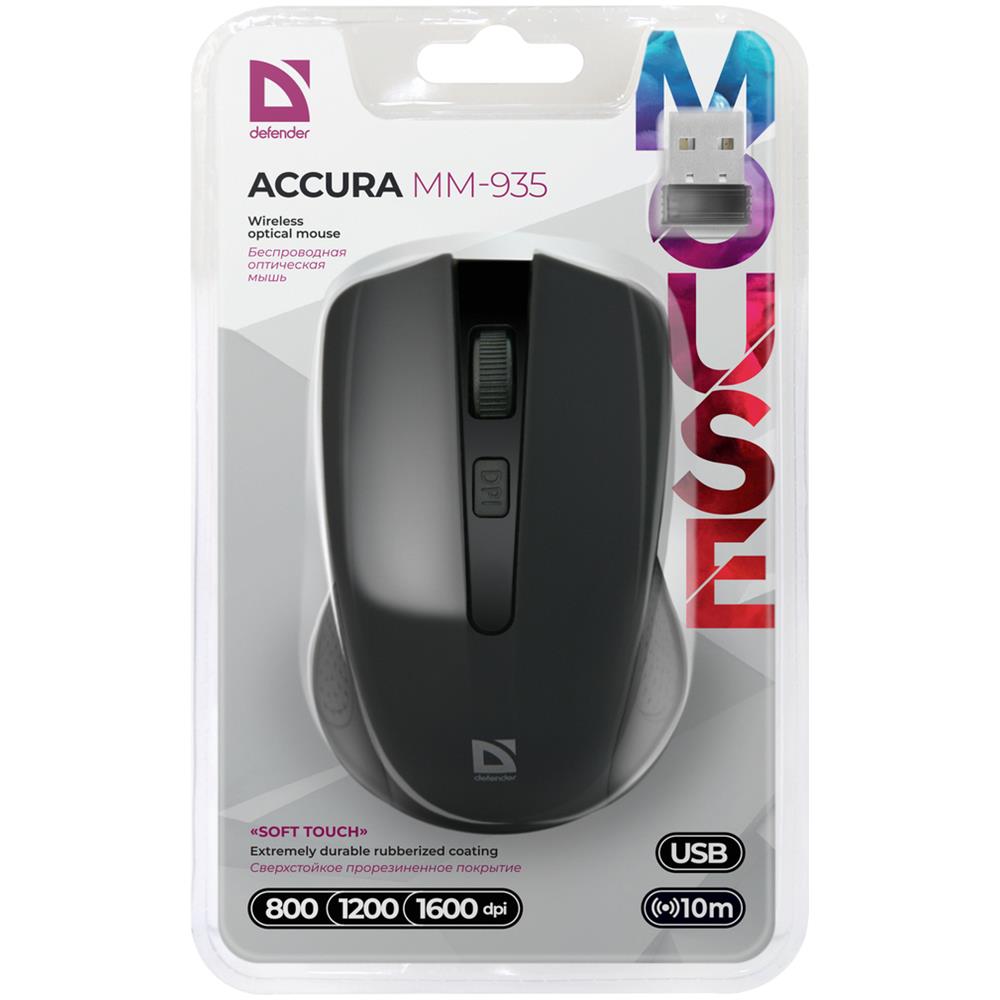 Accura MM-935 mouse Ufficio Ambidestro RF Wireless Ottico 1600 DPI - Foto 4