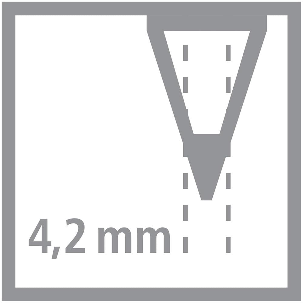 EASYcolors - Matita colorata Ergonomica - per Mancini - Astuccio da 12 + temperino - Colori assortiti (con Oro & Argento) - Foto 9