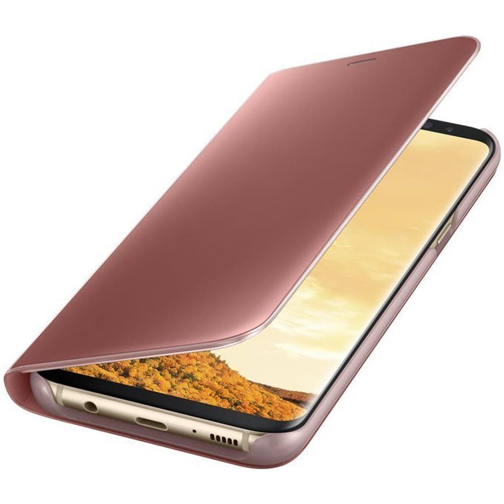 Custodia Clear View Standing per Galaxy S8 Plus Colore Rosa - Foto 7
