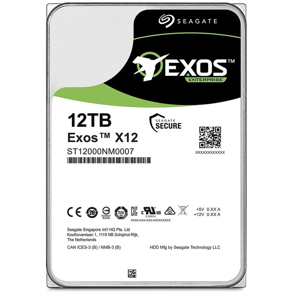 Hard Disk Interno Exos X Capacità 12TB 3.5" Interfaccia SATA 6 Gb / s Buffer 256MB 7200 rpm - Foto 2