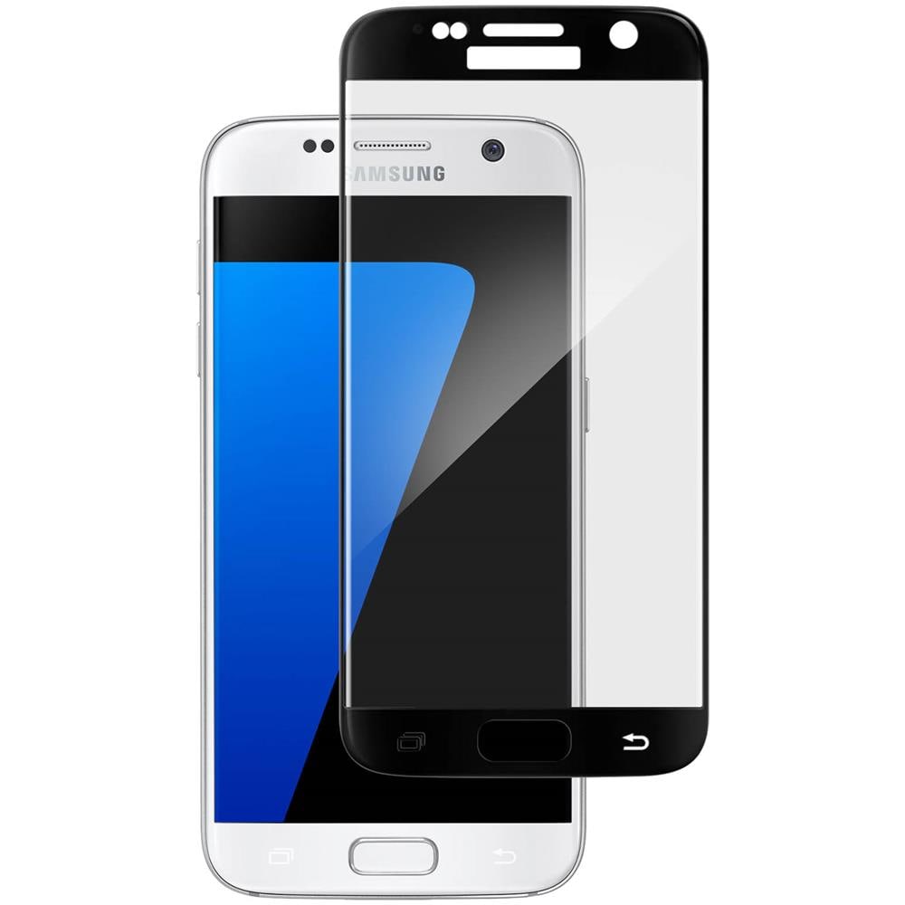 Pellicola Vetro 9h Bordi Curvi Samsung Galaxy S7 - Contorni Neri - Foto 1