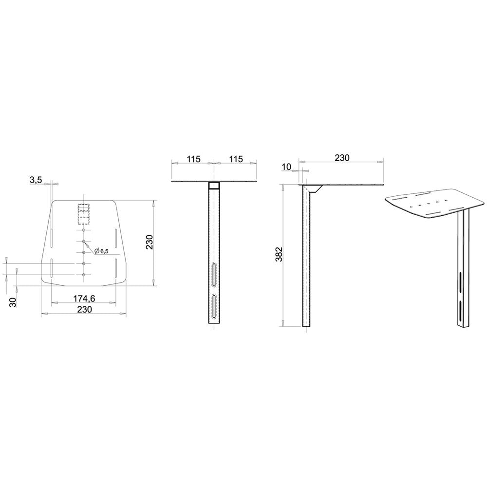 Mensola opzionale per telecamera - Foto 2