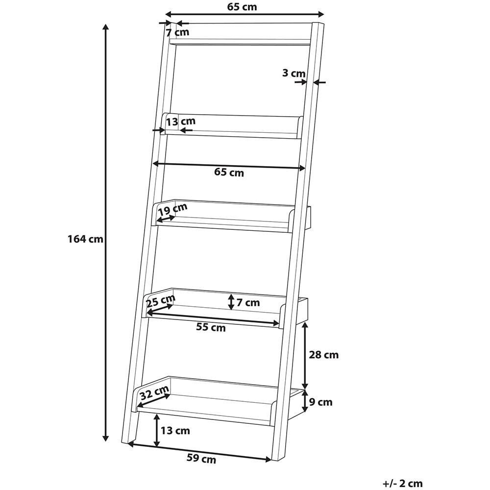 Scaffale Libreria Marrone E Bianco Mobile Trio - Foto 2