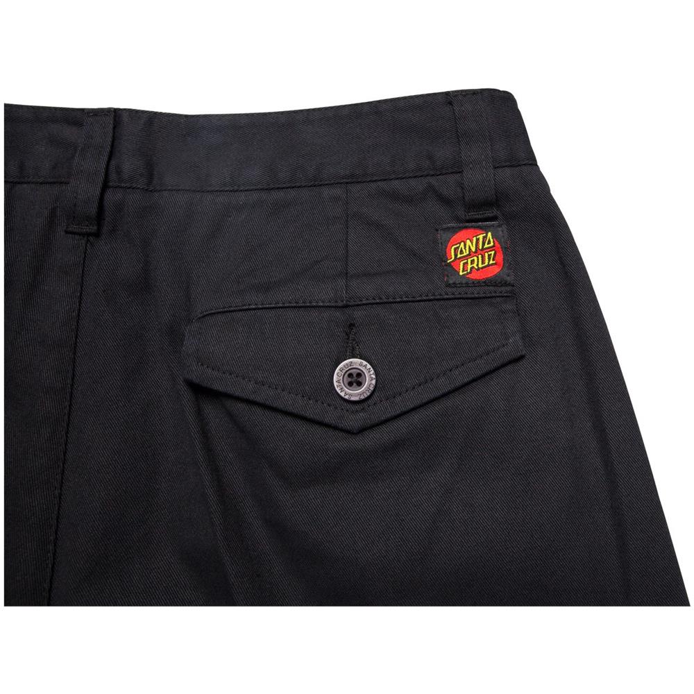 Pantaloni Donna Santa Cruz Nolan Chino Nero (eu 38 / Us 5, Nero)  - Foto 3