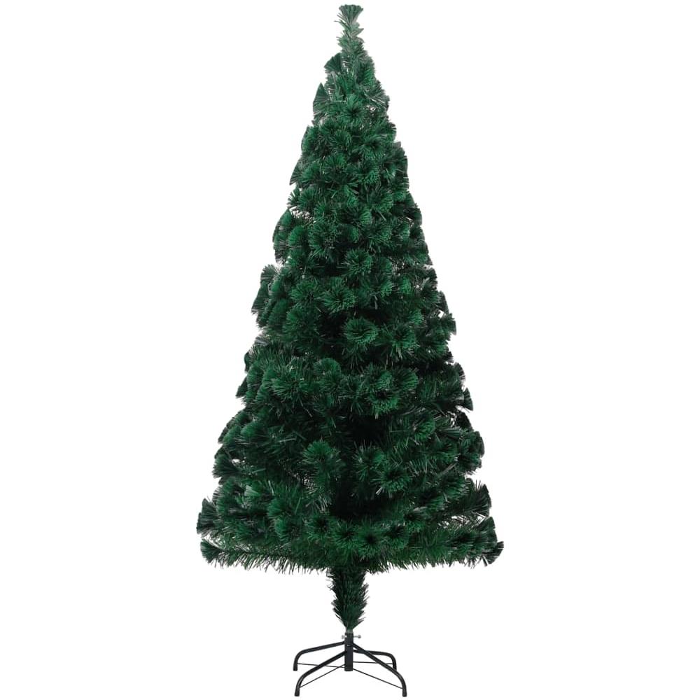 Albero di Natale con Supporto Verde 240 cm in Fibra Ottica - Foto 2