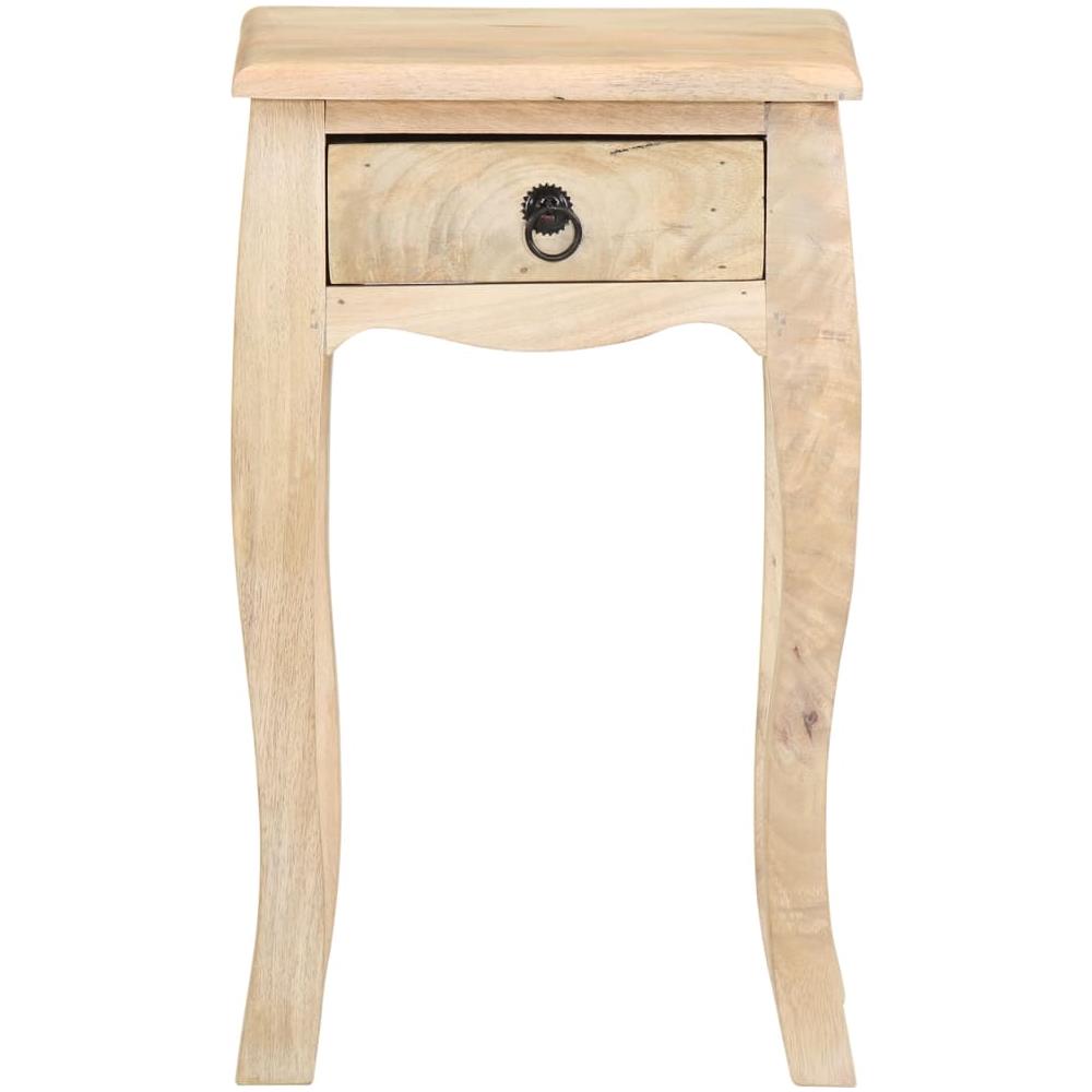 Comodino 28x28x46 Cm In Legno Massello Di Mango - Foto 2