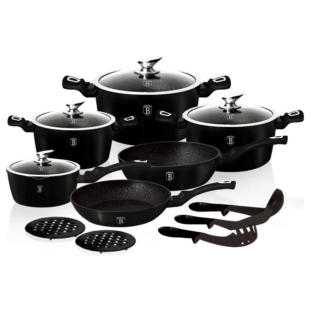 Berlingerhaus Bh-1474 Set Di Vasi In Granito - Foto 1