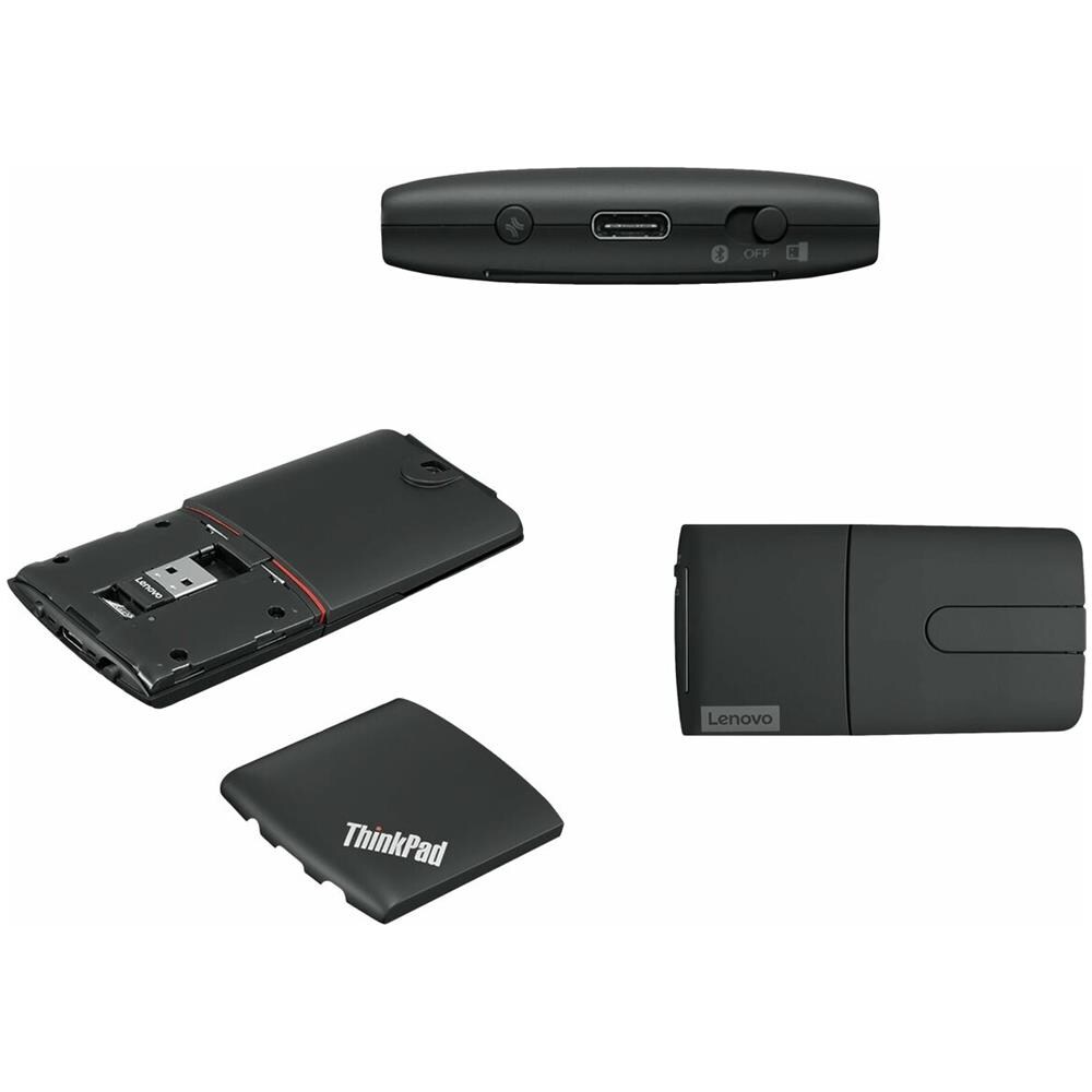 Mouse ThinkPad X1 Ottico 1600 DPI con Custodia in Pelle Colore Nero - Foto 1