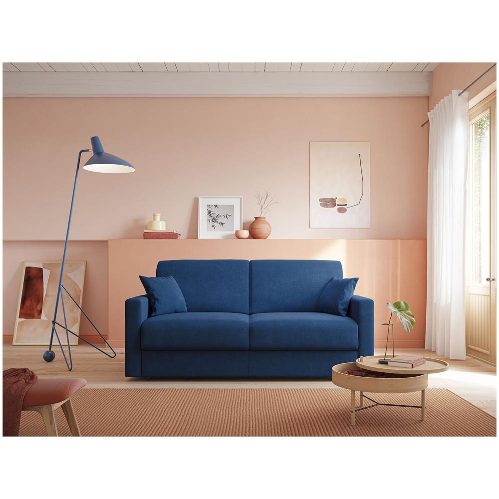 Chris Divano Letto In Microfibra Smacchiabile T11 Nero 186 Cm (mat. 140x197) - Foto 2