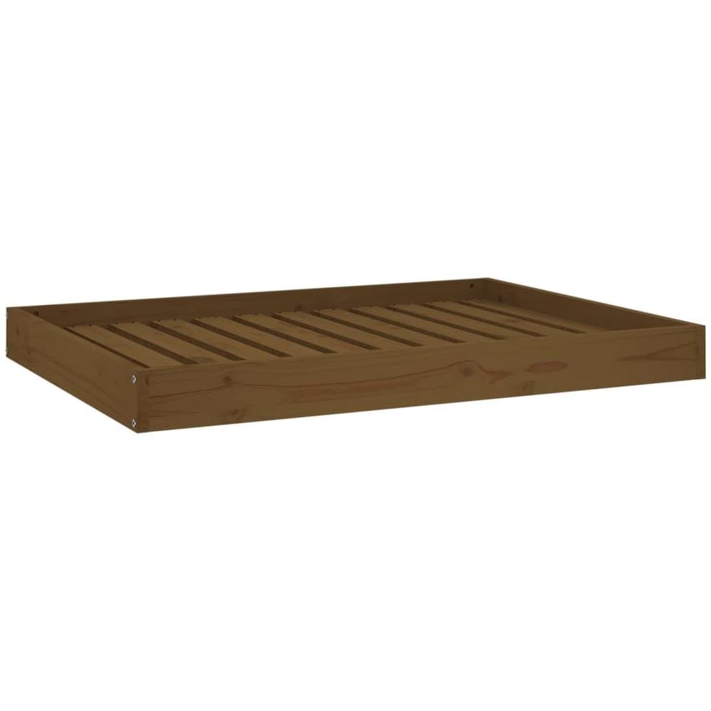Cuccia Per Cani Miele 101,5x74x9 Cm In Legno Massello Di Pino - Foto 1