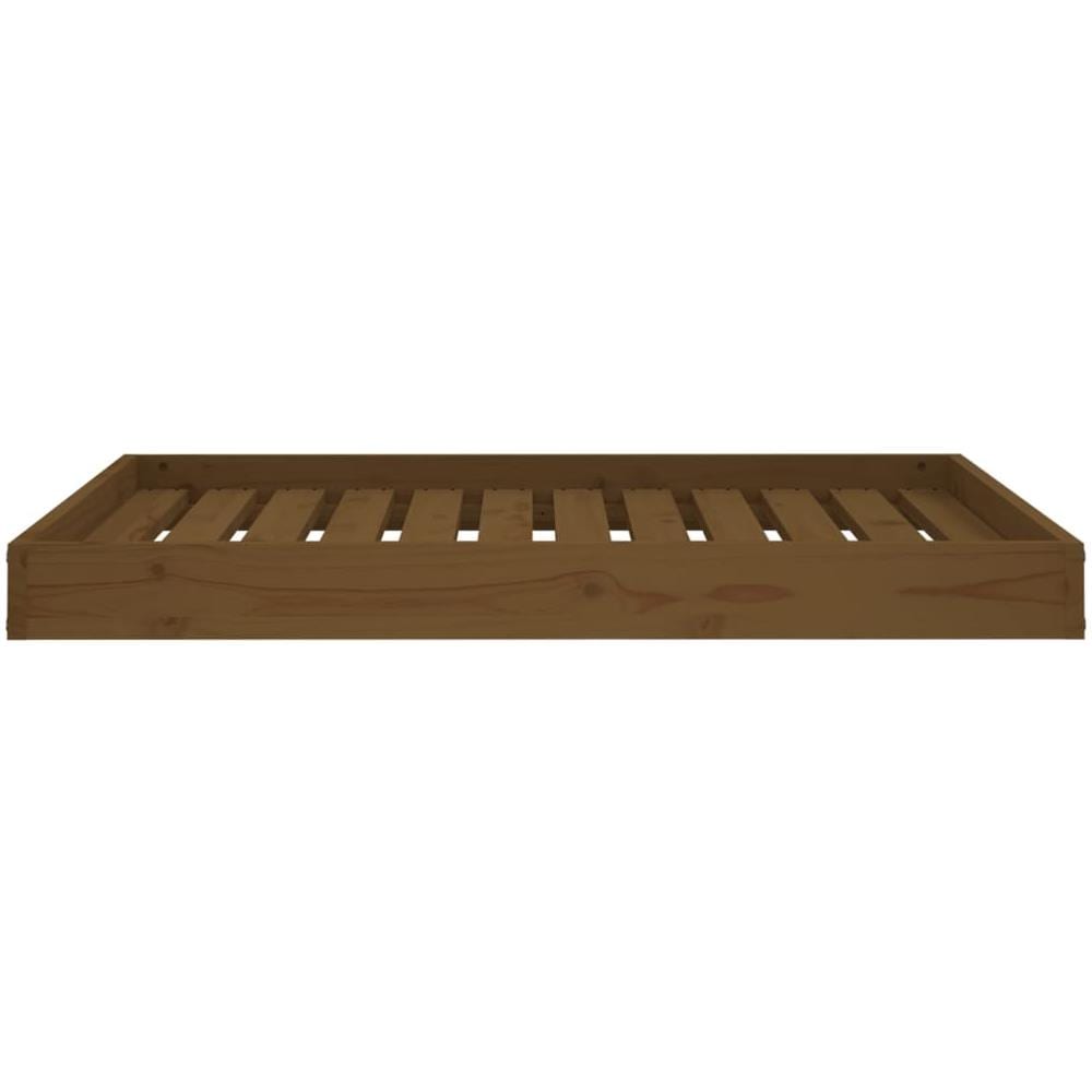 Cuccia Per Cani Miele 101,5x74x9 Cm In Legno Massello Di Pino - Foto 2