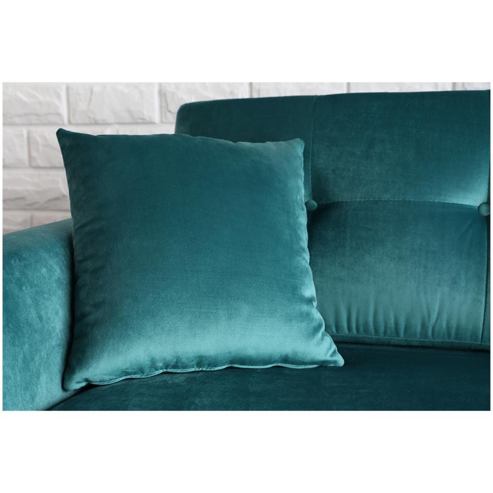 Hoga Divano Scandinavo 3 Posti In Velluto Verde - Foto 2