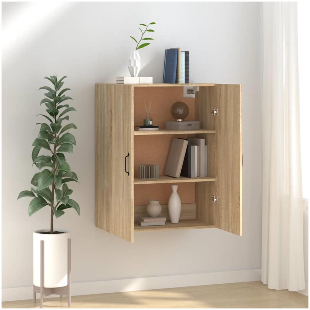 Mobile Pensile Rovere Sonoma 69,5x34x90 Cm In Legno Multistrato - Foto 1