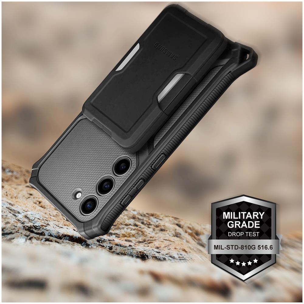 Cover S23 Originale Rugged Gadget Case Con Supporto Black - Foto 2