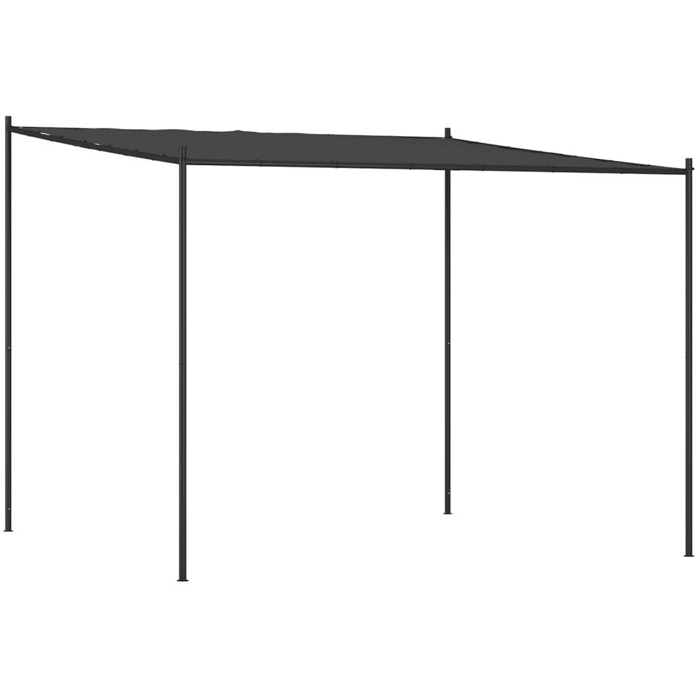 Gazebo Antracite 3x3 M 180 G /m Tessuto E Acciaio - Foto 2