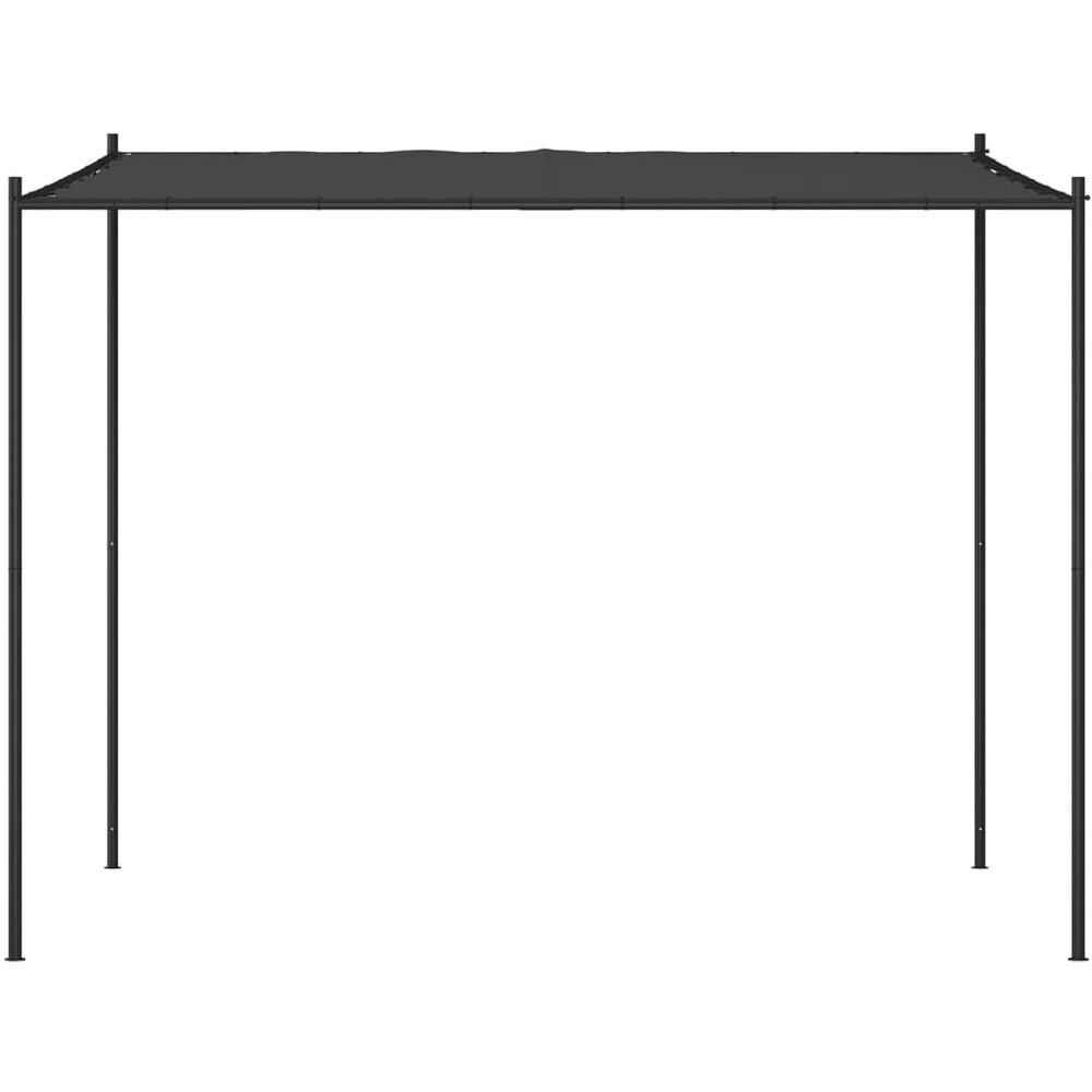 Gazebo Antracite 3x3 M 180 G /m Tessuto E Acciaio - Foto 3