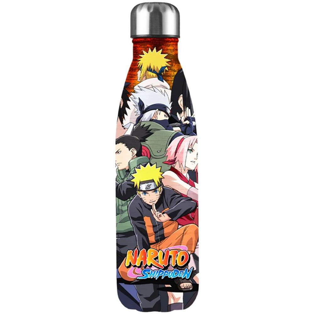 Naruto Shippuden - Konoha Characters Metal Isothermal Water Bottle 500ml - Foto 1