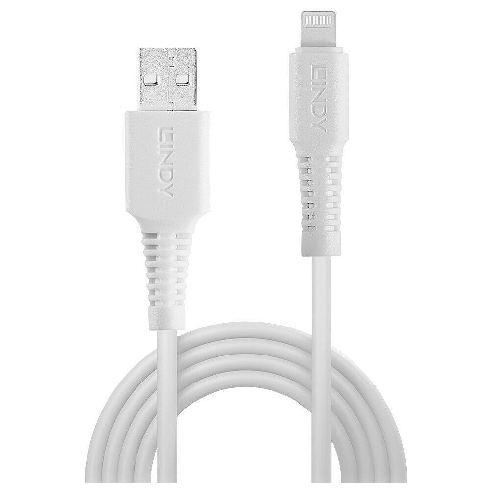 CAVO USB A LIGHTNING BIANCO, 3M - Foto 2