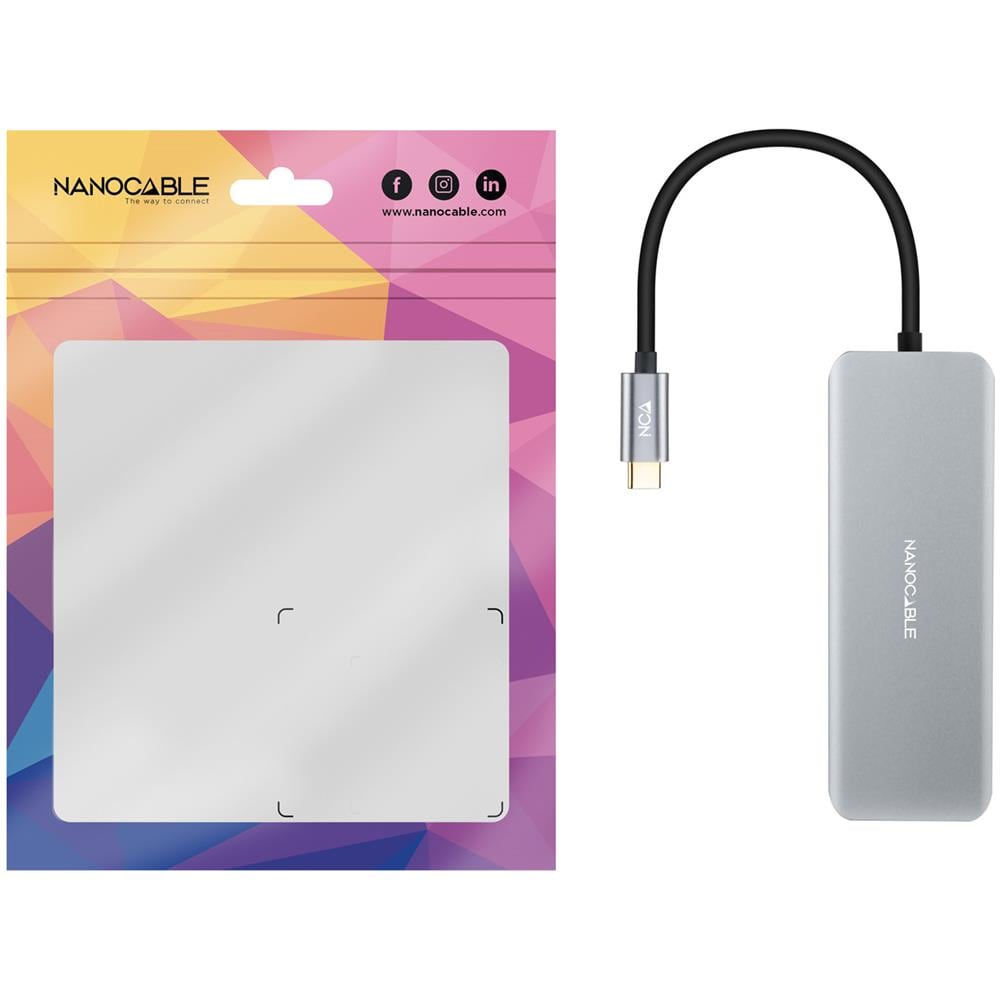 10.16.1006 replicatore di porte e docking station per laptop Cablato USB 3.2 Gen 1 (3.1 Gen 1) Type-C Grigio - Foto 3