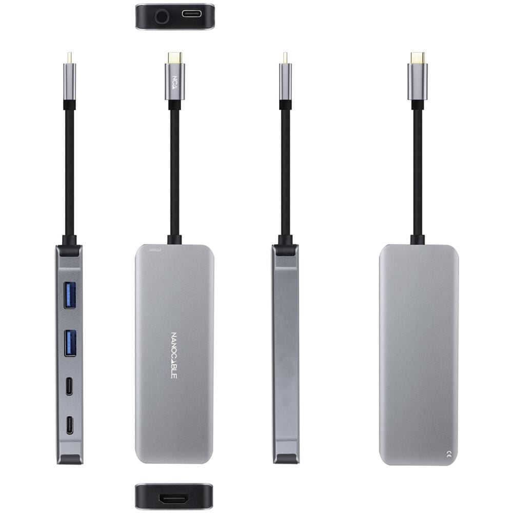 10.16.1006 replicatore di porte e docking station per laptop Cablato USB 3.2 Gen 1 (3.1 Gen 1) Type-C Grigio - Foto 2