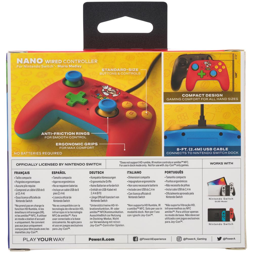 NSGP0123-01 periferica di gioco Multicolore USB Gamepad Analogico Nintendo Switch - Foto 12