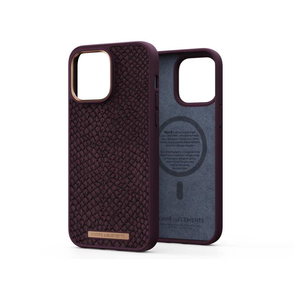 Salmon Leather Magsafe Case - iPhone 14 Pro Max - Rust - Foto 1